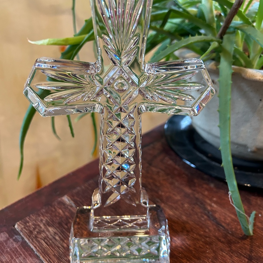 Crystal Cross Ornament